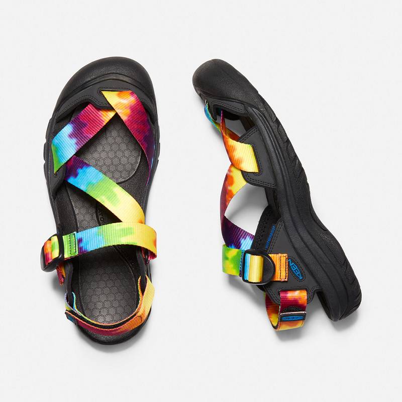 Keen Zerraport II Trekkingsandalen Herren DE-85234 Multi Tye-dye/Black - Keen Herrenschuhe Bunt